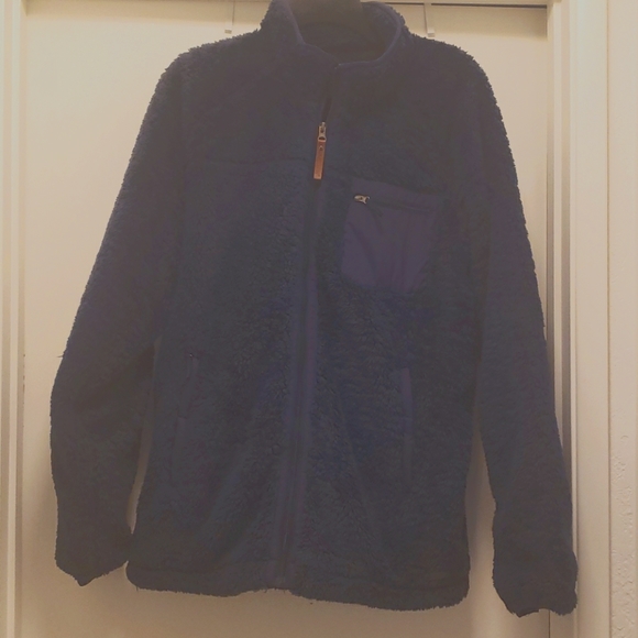 Butter Sherpa Zip Jacket with Mesh Lining - Picture 1 of 8